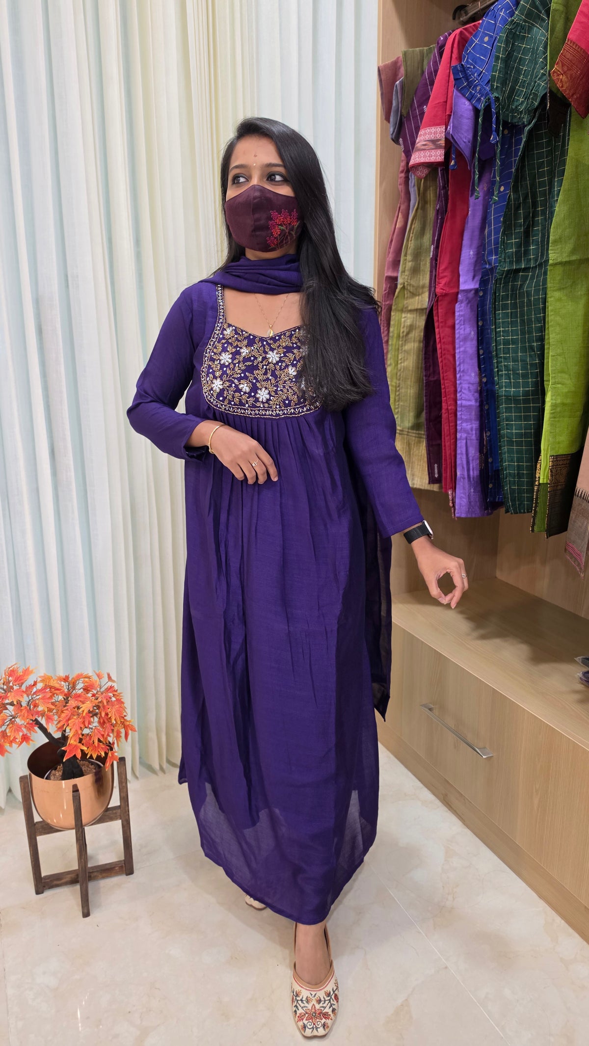 Salwar Set (Kurti+Dupatta)(13661)