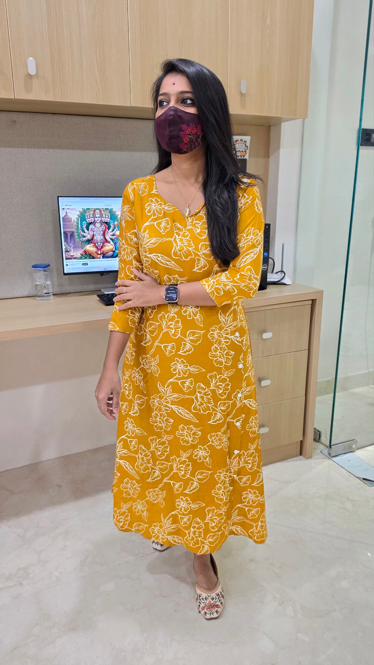 A-line kurti(13844)
