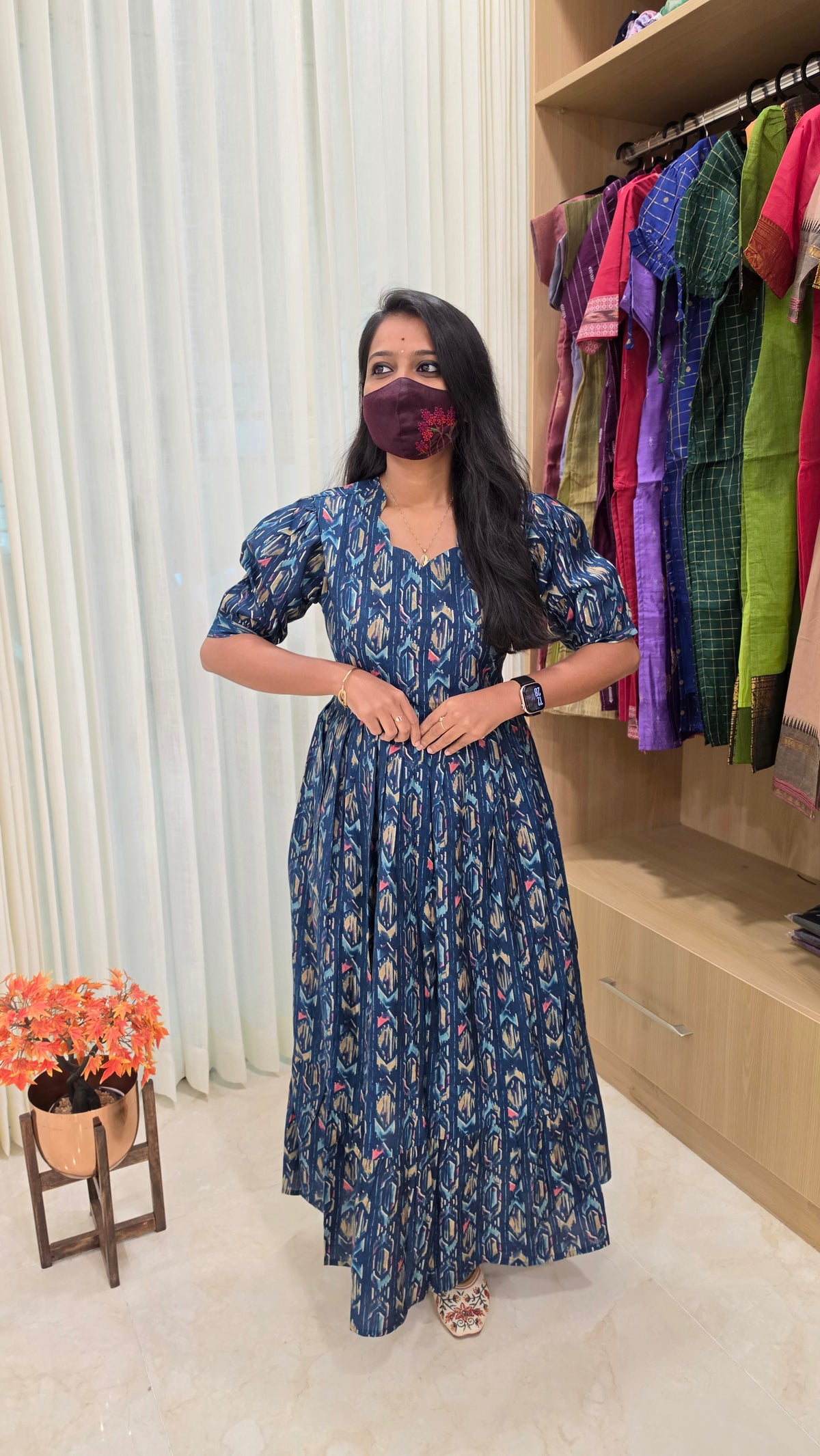 Western wear frock(13753)