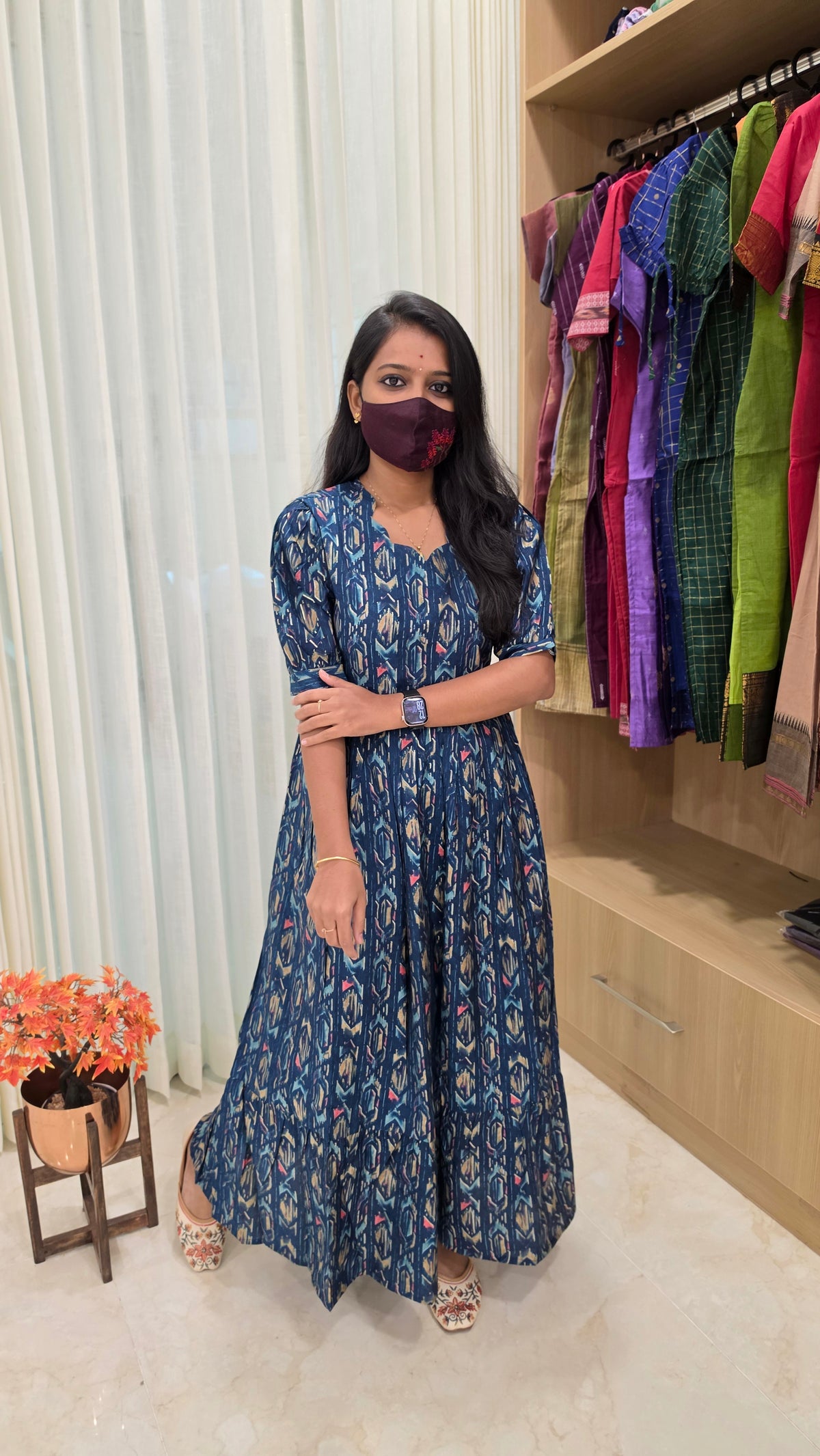 Western wear frock(13753)
