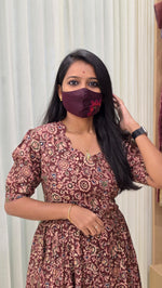 Western wear frock(13752)