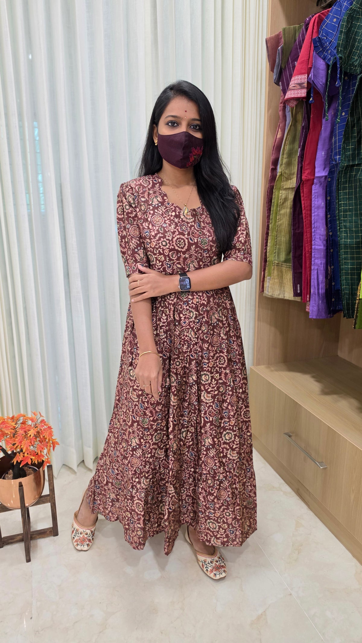 Western wear frock(13752)
