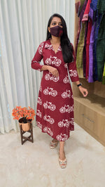 Western wear frock(13782)