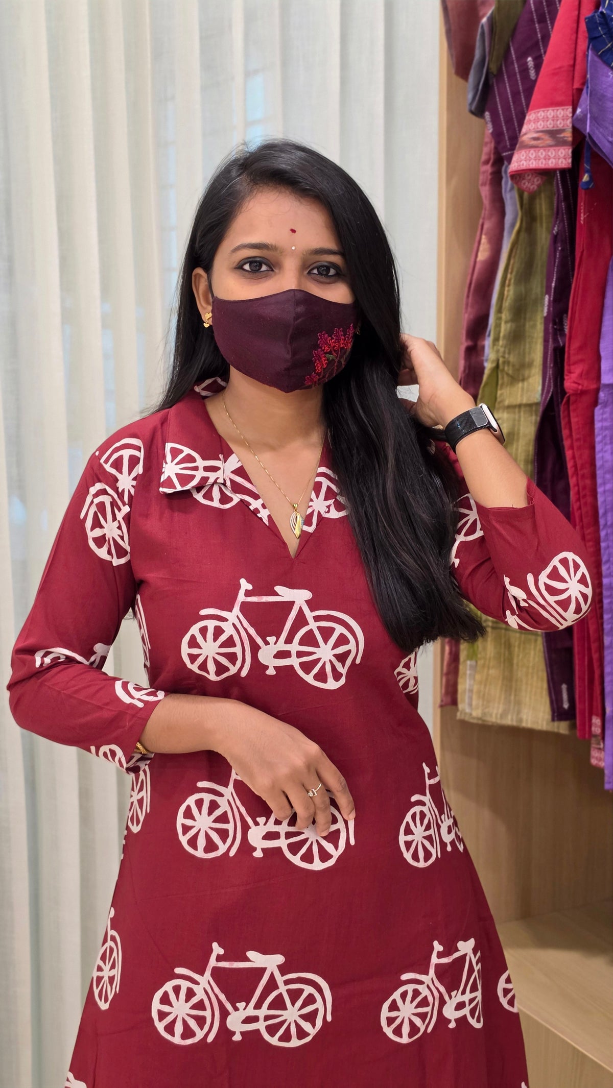 Western wear frock(13782)