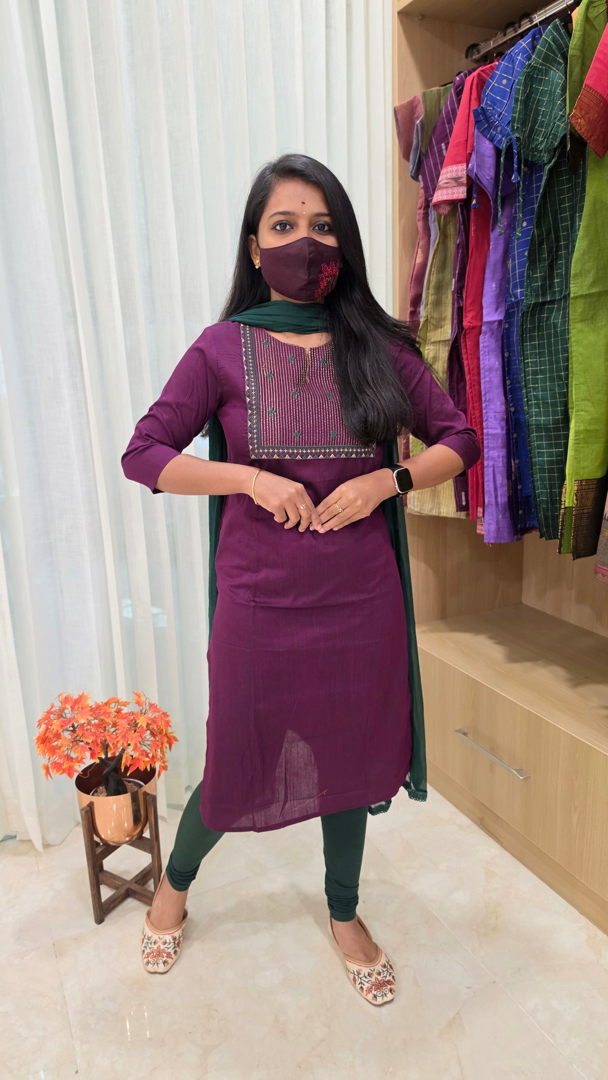 Office Wear - Embroidery(13764)