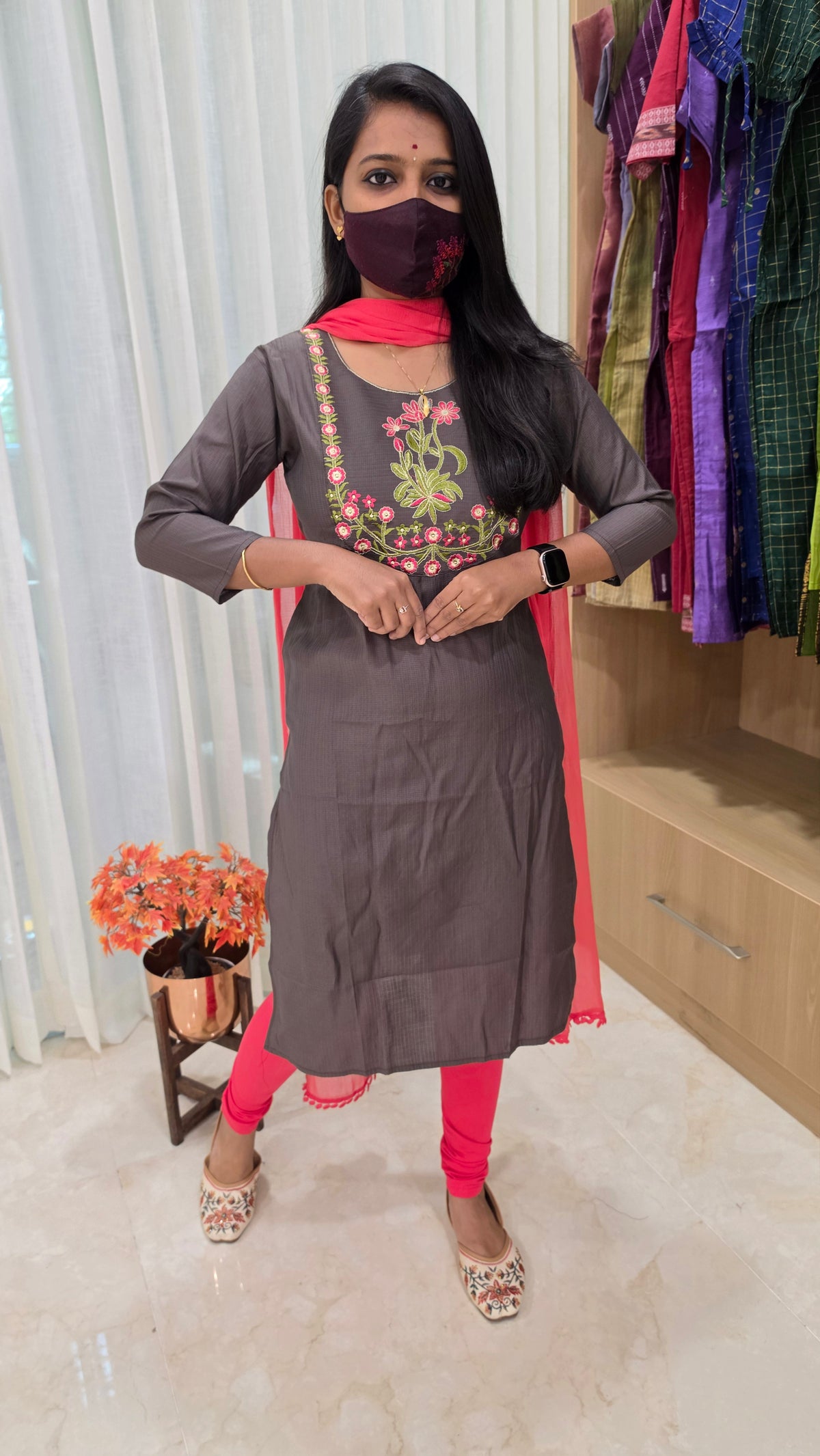 Office Wear - Embroidery(13766)