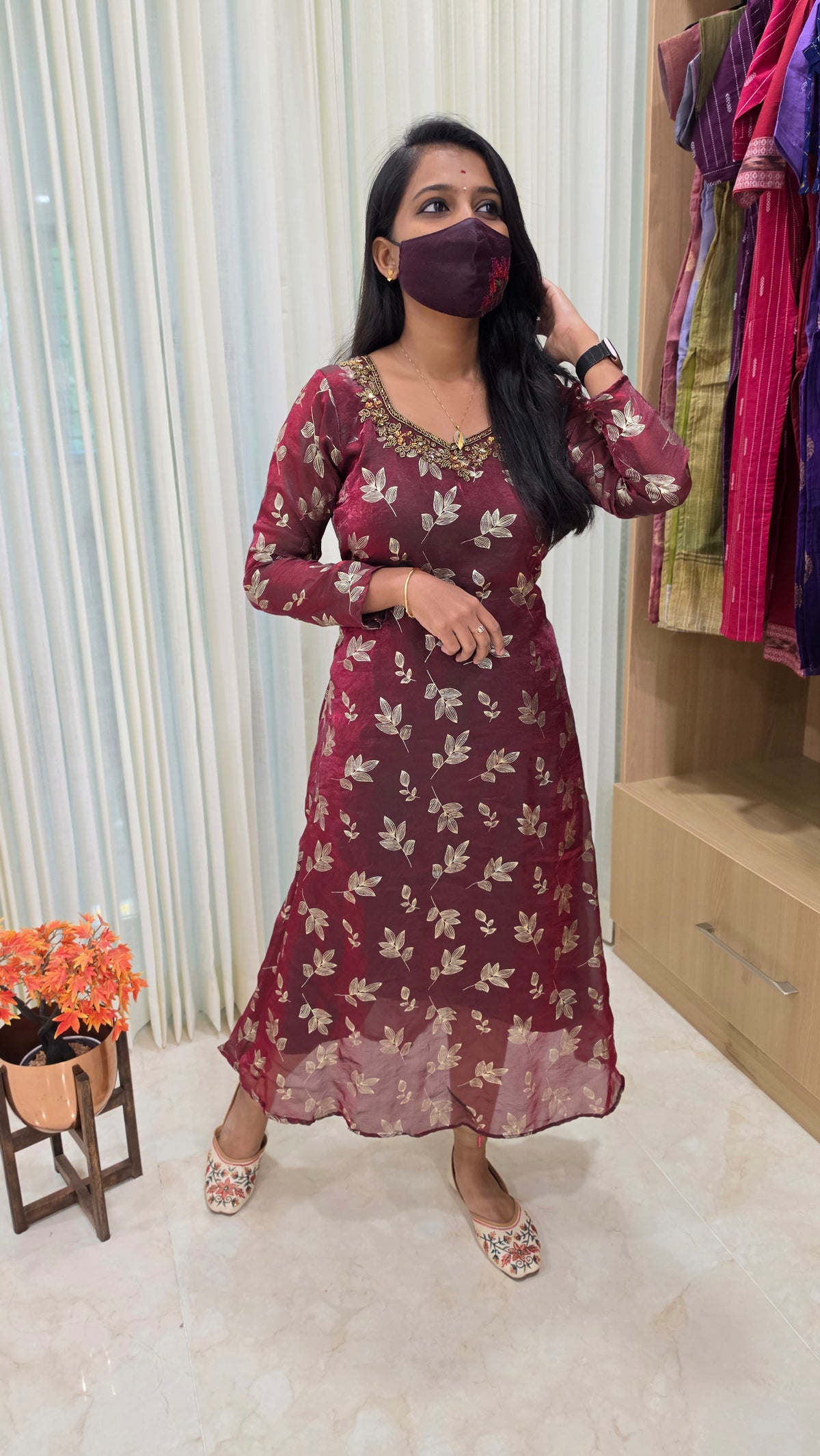 Golden Leaves Festive Wear(13900)