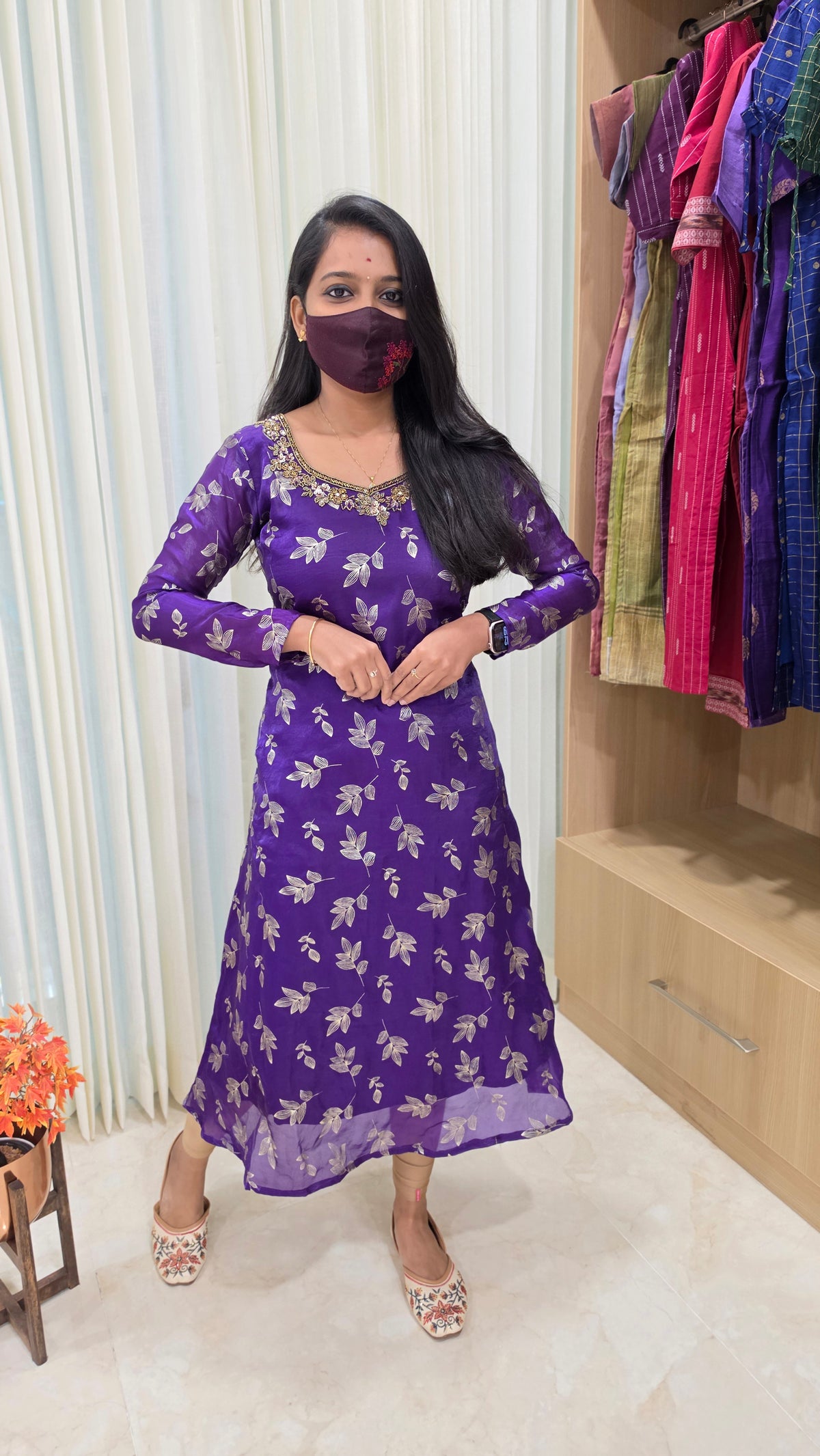 Golden Leaves Festive Wear(13901)