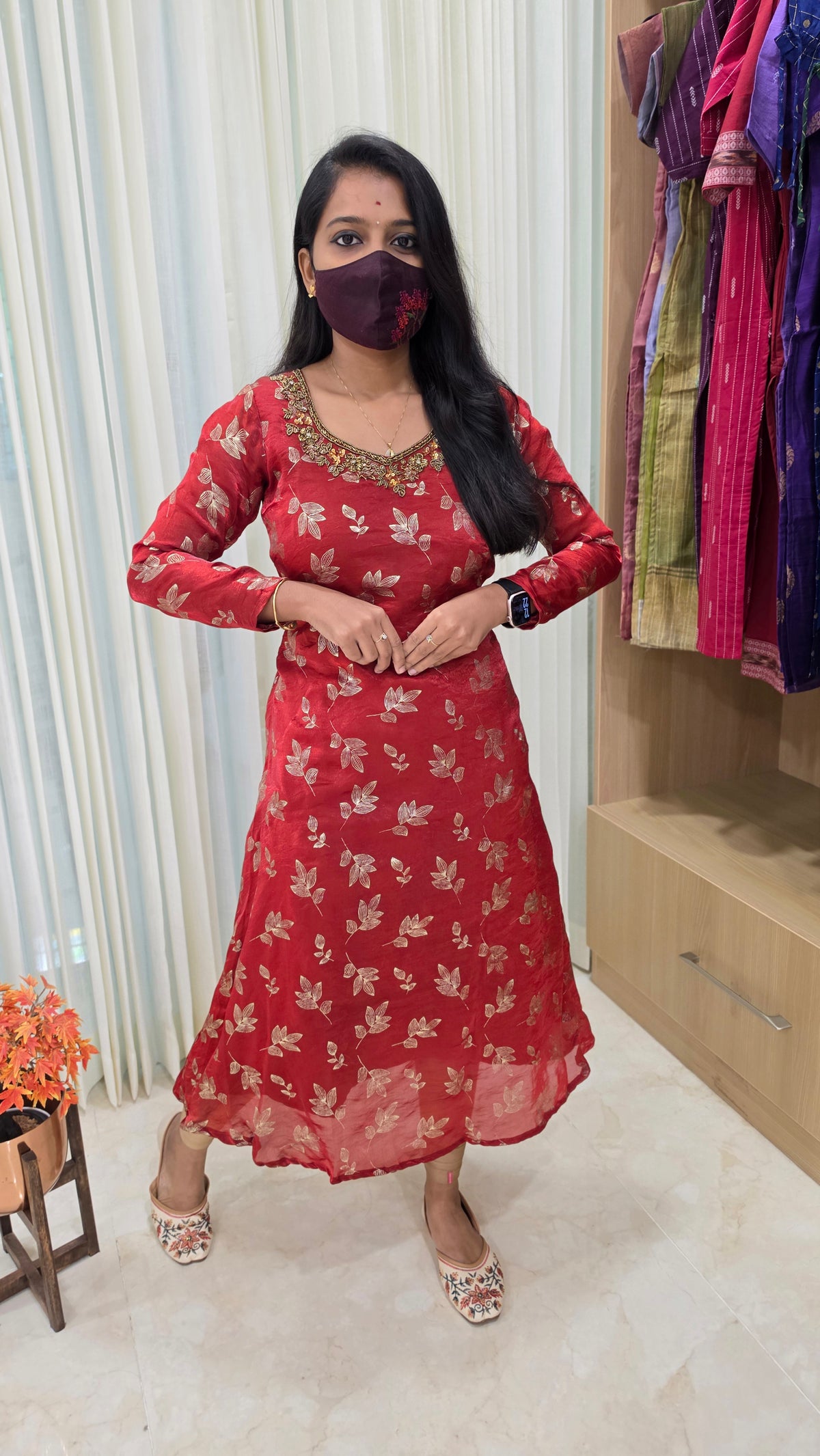 Golden Leaves Festive Wear(13902)