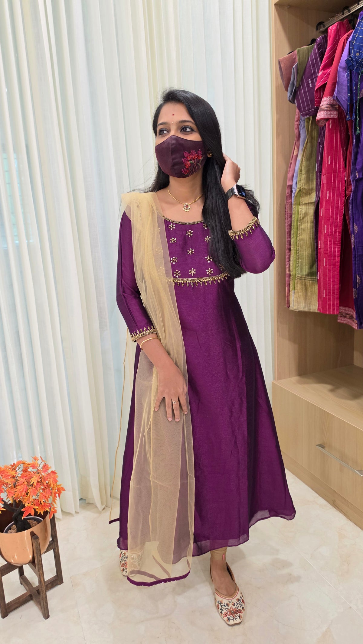 Festive set(Kurti+Dupatta)(13933)