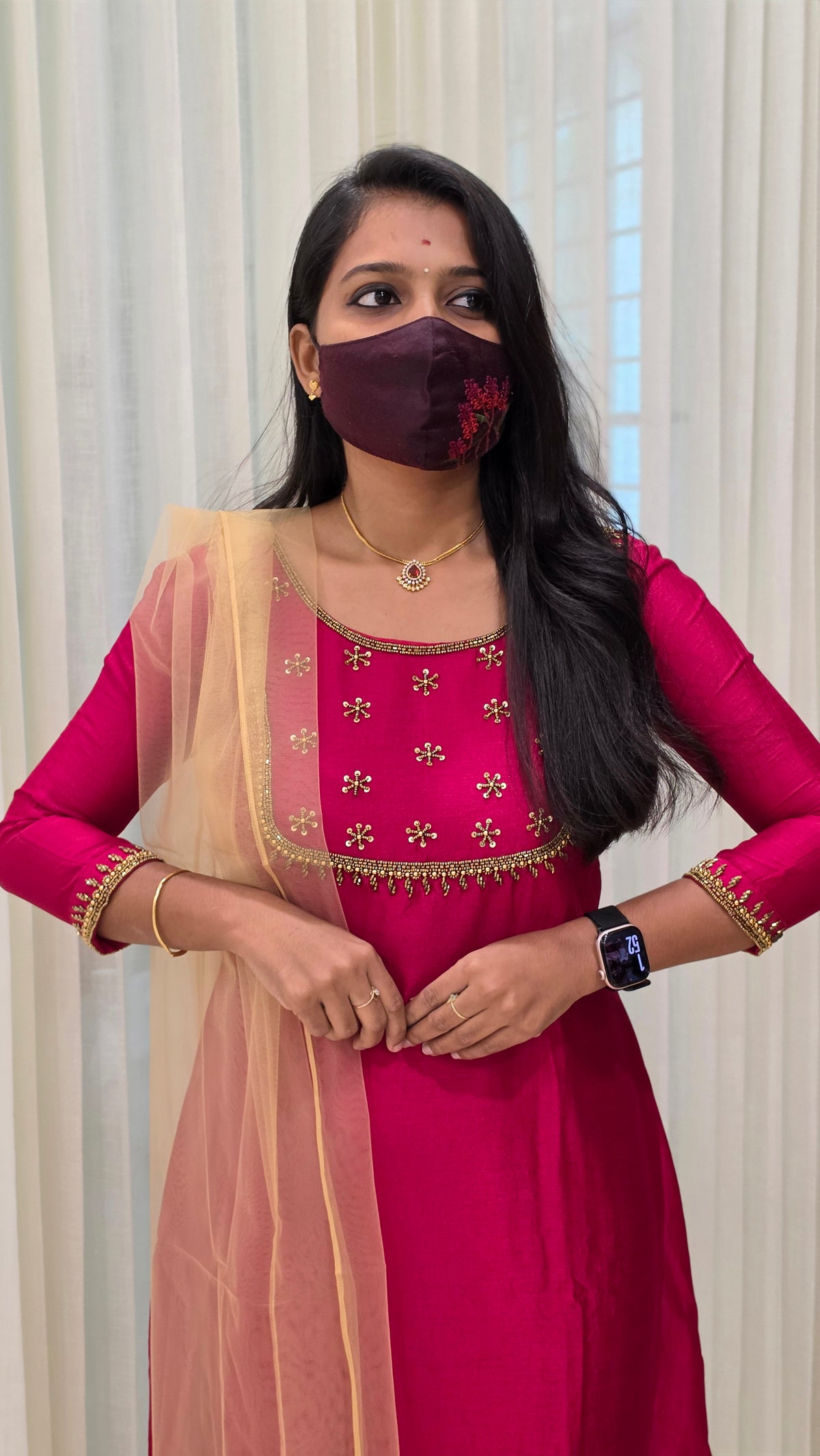 Festive set(Kurti+Dupatta)(13932)