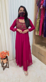 Ethnic Salwar set(Kurti+Dupatta)(13958)