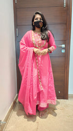 Cotton Anarkali Salwar Set(9802)c3