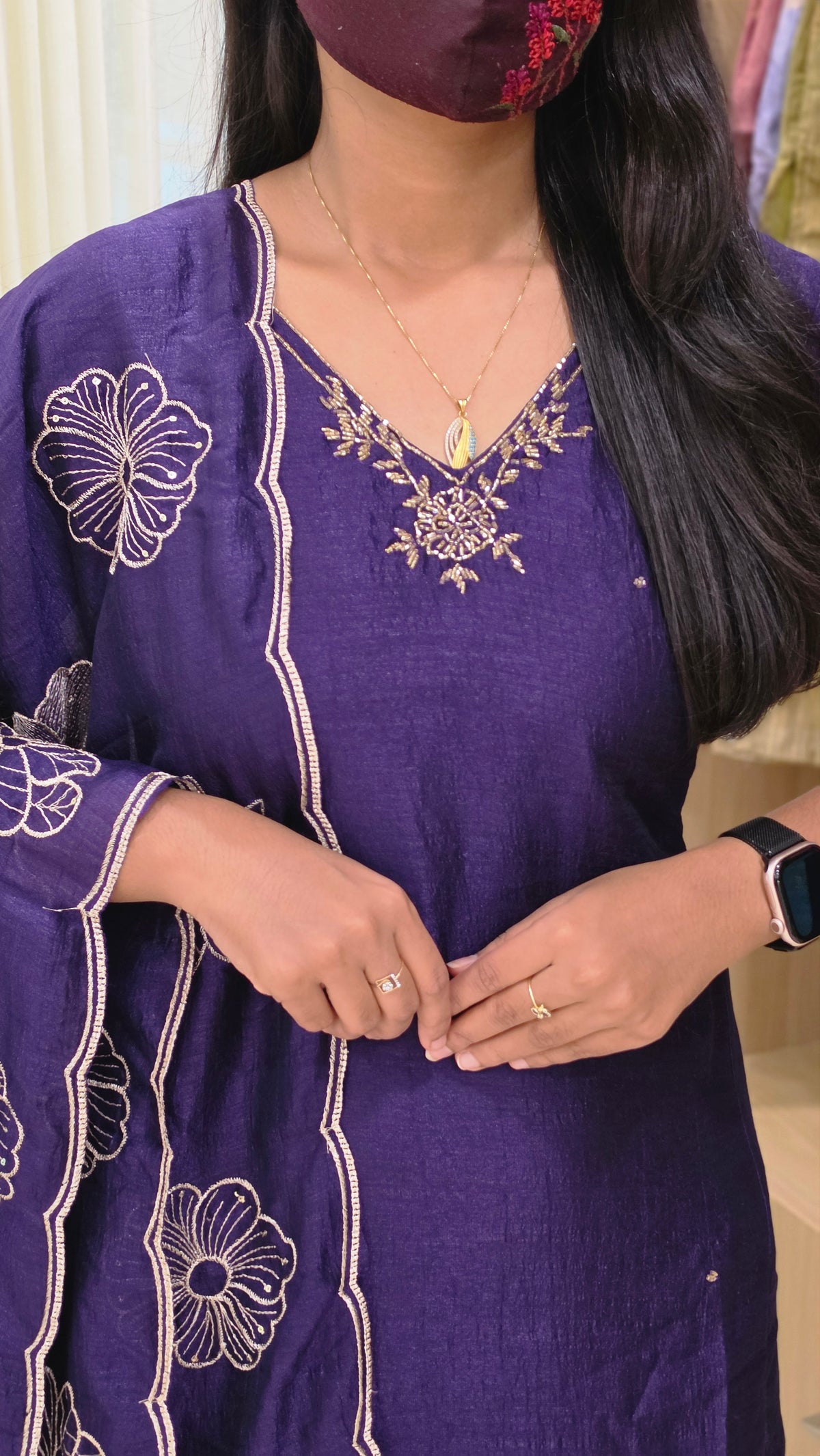 Aditi Ethnic set(Kurti+Dupatta)(13798)