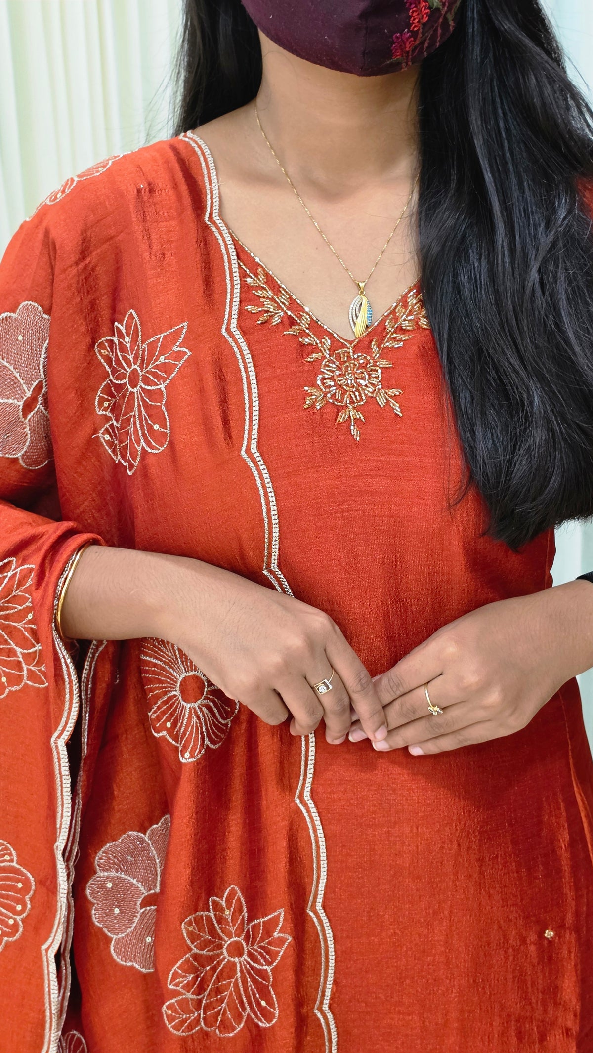 Aditi Ethnic set(Kurti+Dupatta)(13797)