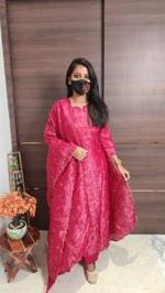 Salwar Set (kurti+pant+dupatta)(10345)