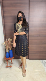 Office Wear kurti-Embroidery kurti(10384)