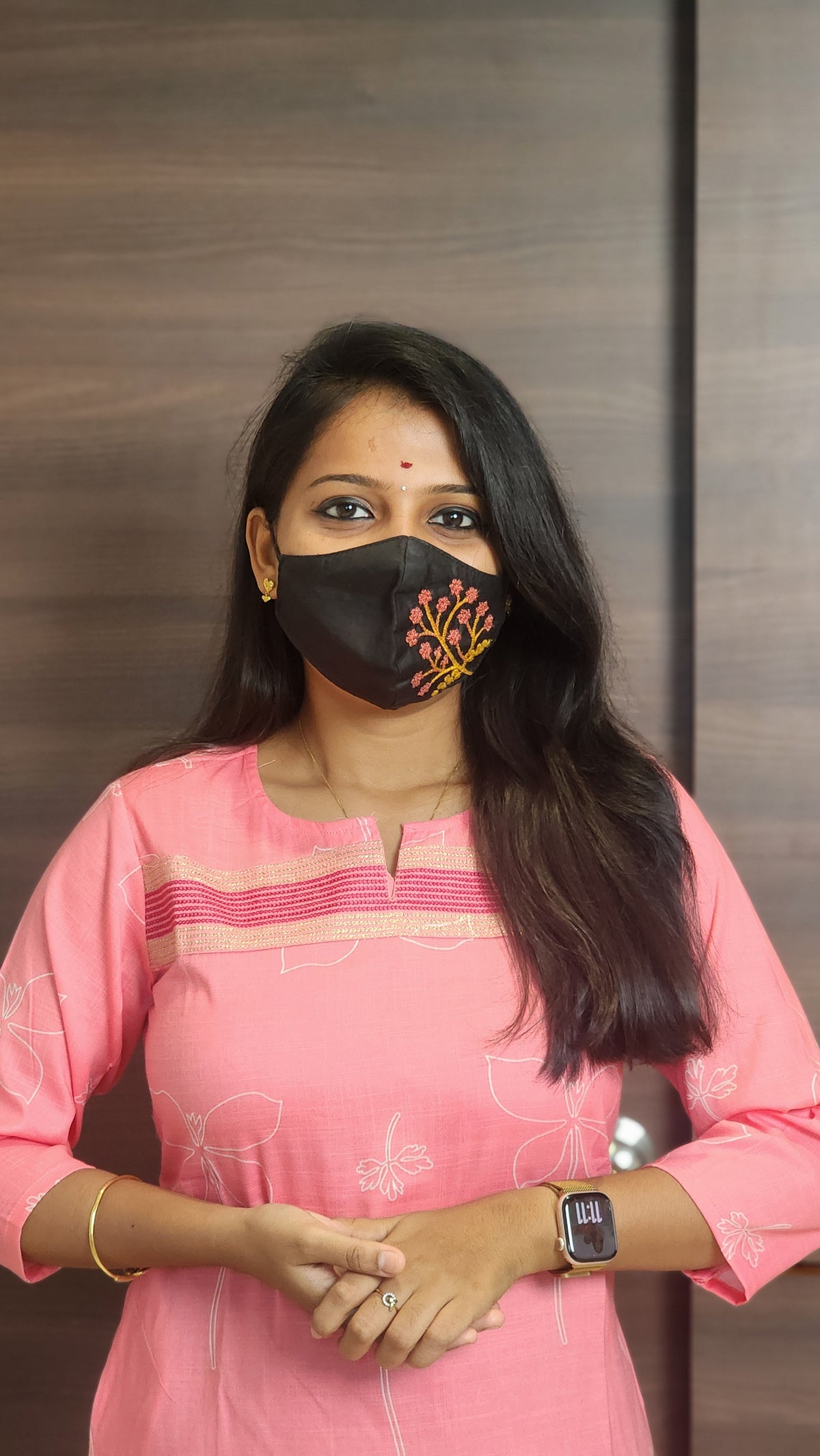 Office Wear kurti-Embroidery kurti(10385)