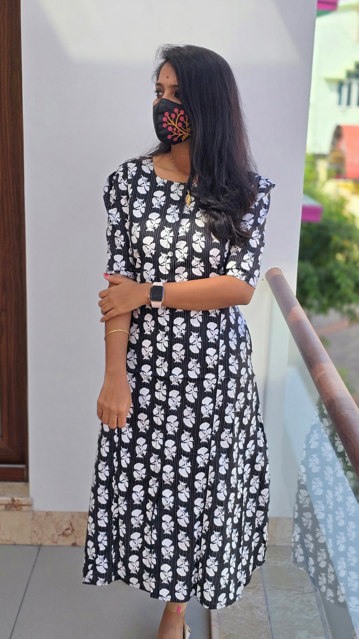 Jaipur A-Line cotton Kurti (3407)