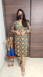 Office Wear kurti-Embroidery kurti(10387)