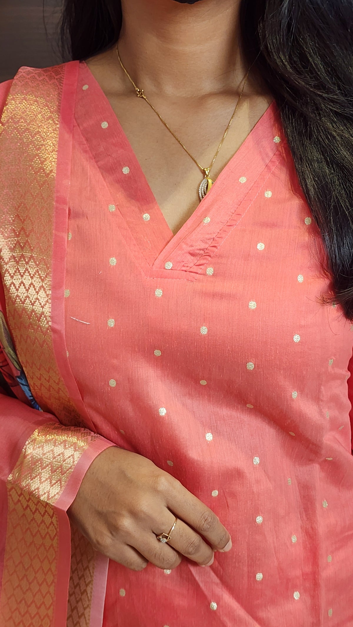 Salwar Set (kurti+pant+dupatta)(10340)