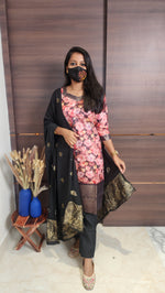 Salwar Set (kurti+pant+dupatta)(10376)