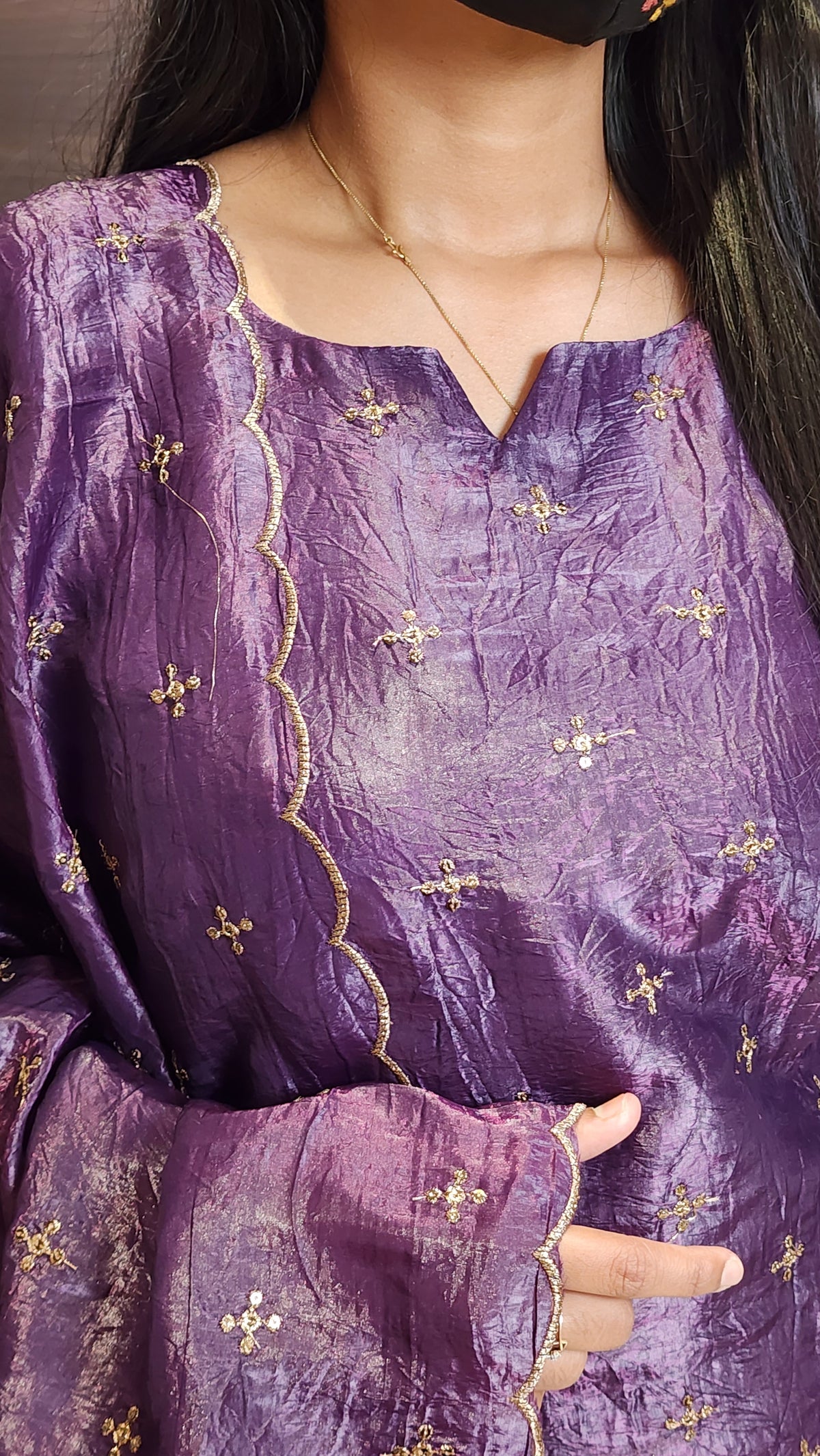 Salwar Set (kurti+pant+dupatta)(10346)