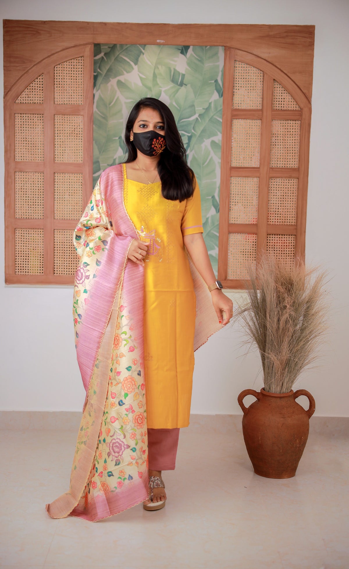 Pongal Festive Sale-Salwar set (8194)@