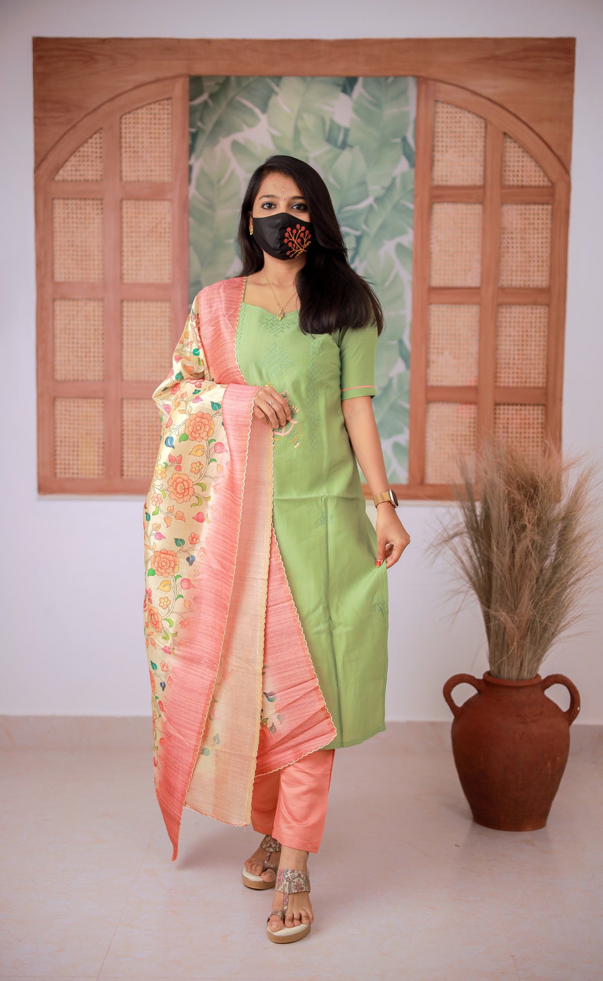 Pongal Festive Sale-Salwar set (8193)