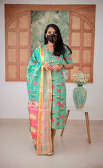Salwar Set (kurti+Dupatta) (8751)c2