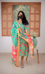 Salwar Set (kurti+Dupatta) (8751)c2
