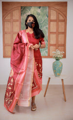 Salwar Set (kurti+Dupatta) (8223)c3
