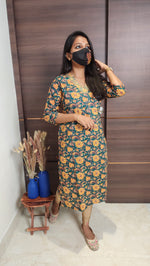 Office Wear kurti-Embroidery kurti(10387)