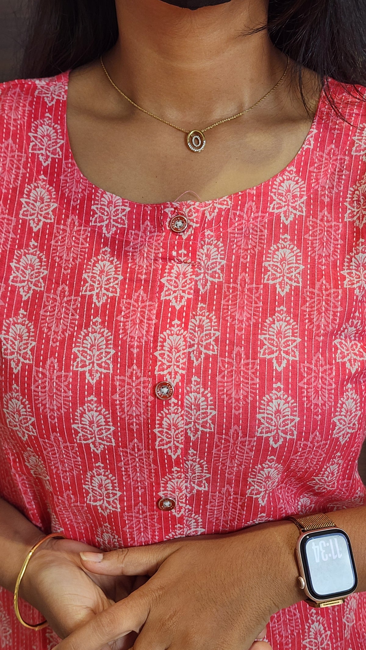 Jaipur A-Line cotton Kurti(10174)