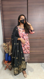 Salwar Set (kurti+pant+dupatta)(10376)