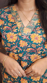 Office Wear kurti-Embroidery kurti(10387)