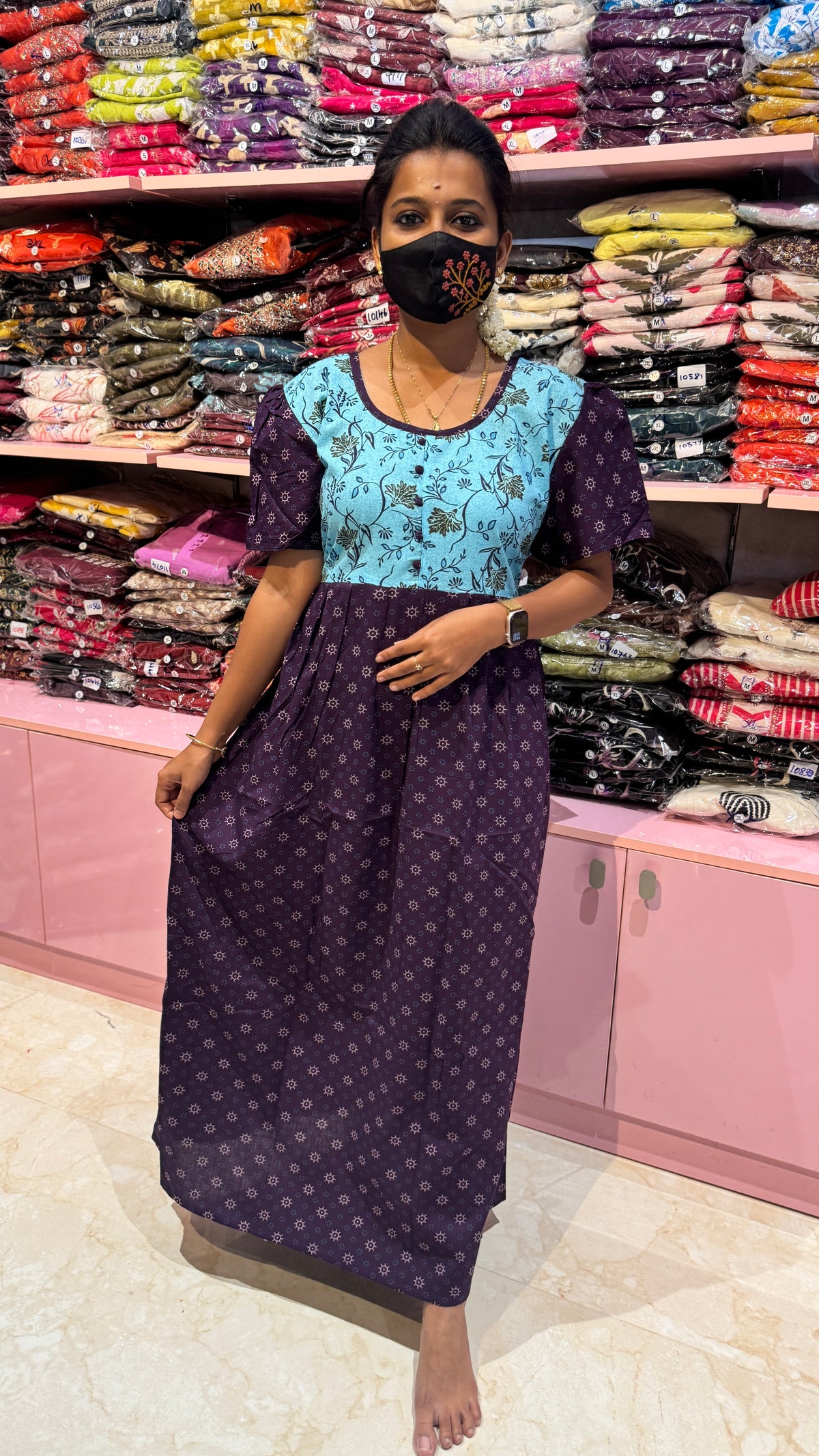Tulip Frock Nighty (1004)