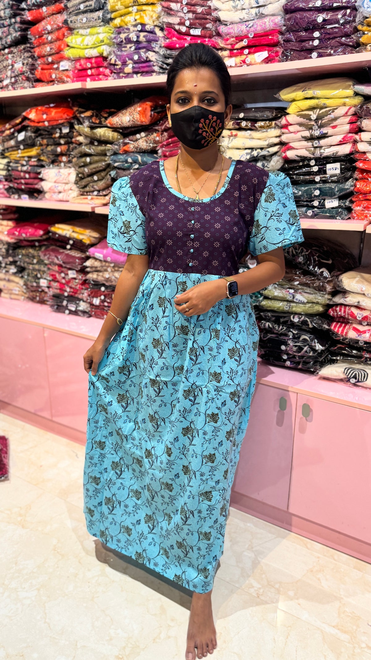 Tulip Frock Nighty (1003)