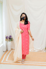 Handloom cotton Salwar Set(7034)