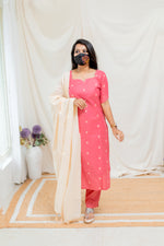 Handloom cotton Salwar Set(7034)