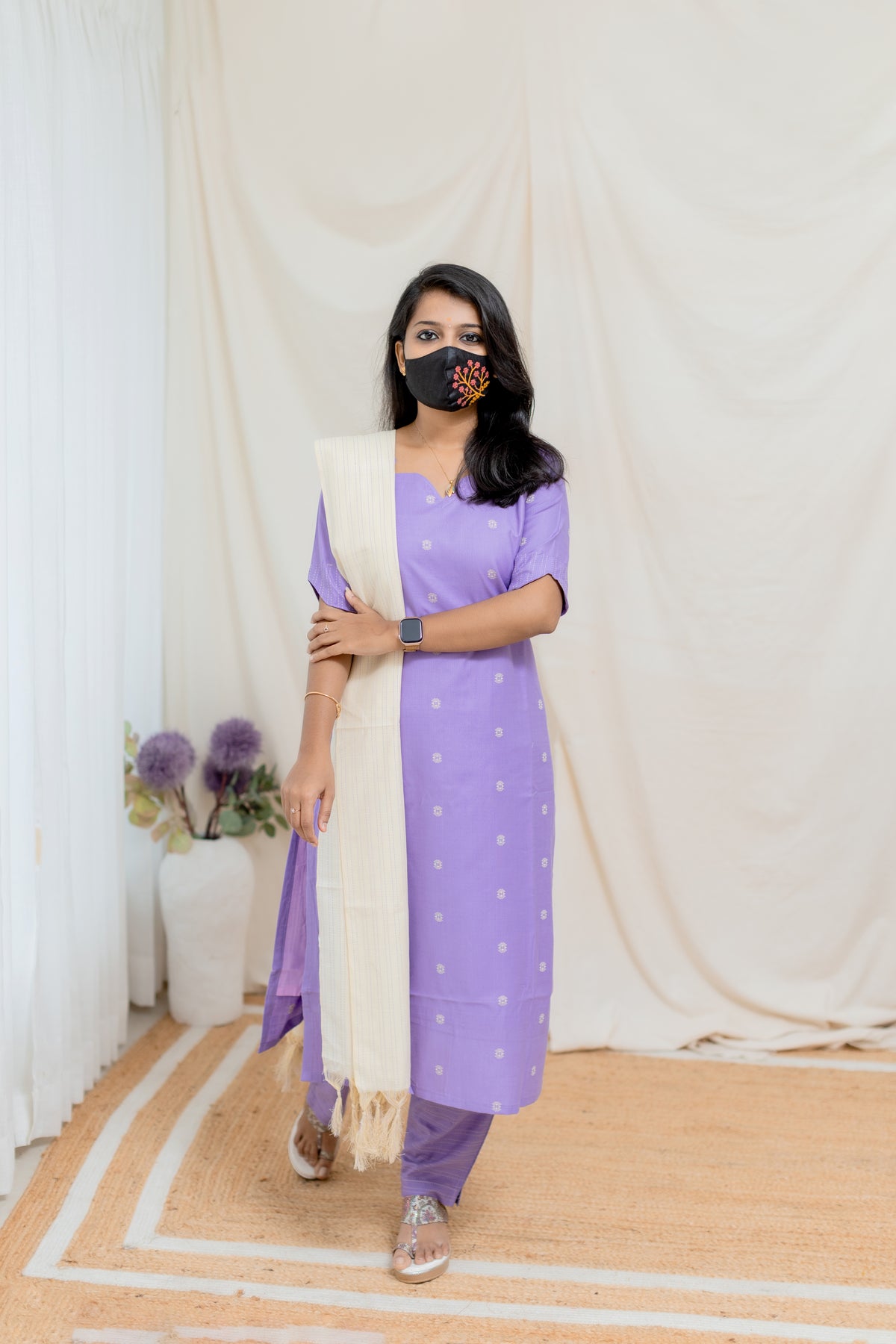 Handloom cotton Salwar Set(7035)c3