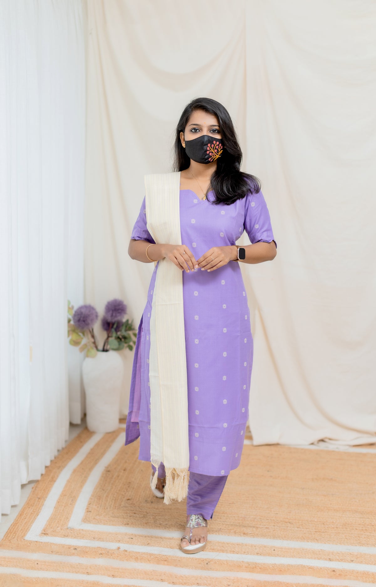 Handloom cotton Salwar Set(7035)c3