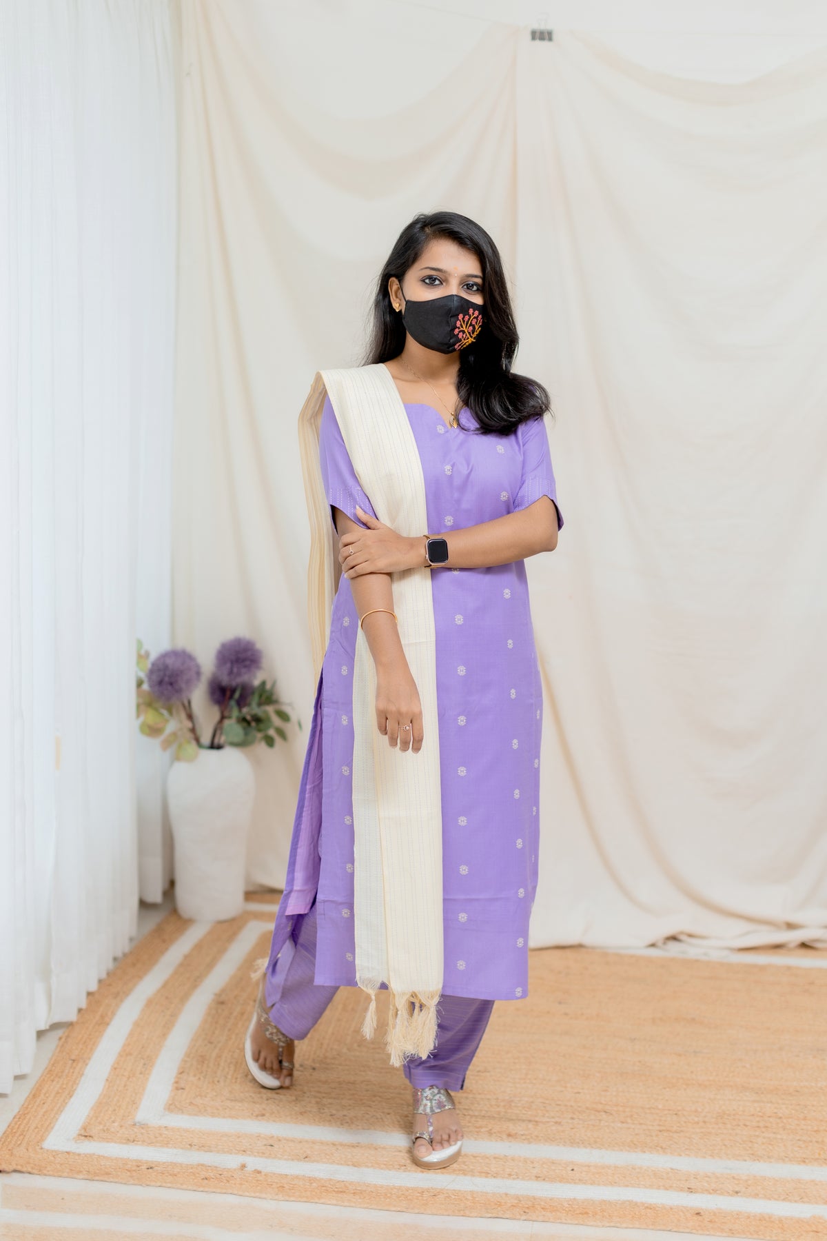 Handloom cotton Salwar Set(7035)c3