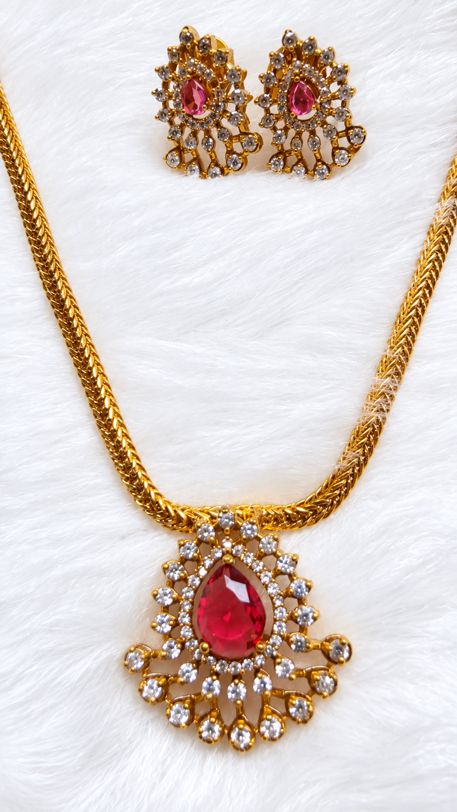 Royal Drop Necklace Set(13905)