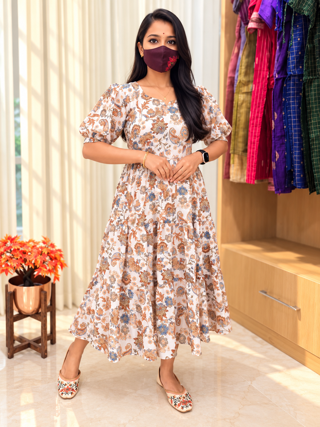 Western wear frock(13961)