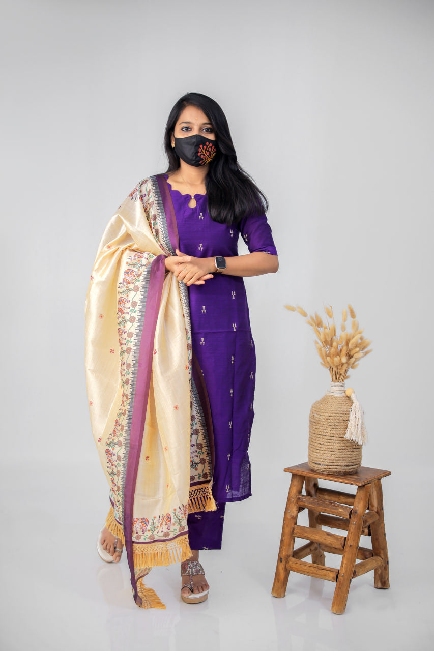 Pongal Festive Sale - Salwar Set(8421)