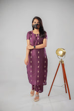 Ethnic Cord set (pant & top) (8666)c
