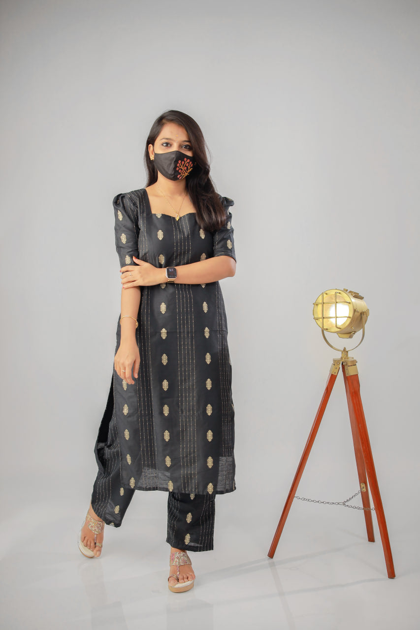 Ethnic Cord set (pant & top)(8663)c