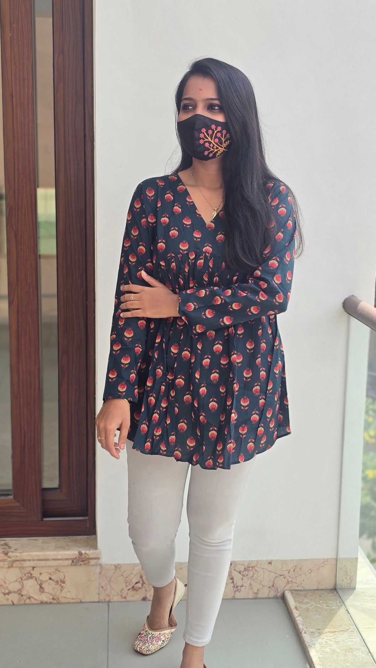 Peplum top (11176)