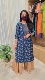 Office Wear kurti-Embroidery kurti (12137)